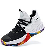 Kid's Basketball Shoes Boys Basketball Shoe Girls Basketball Trainers Comfort High Top Shoes for Boys Girls Breathable Sneakers Non-Slip(Little Kid/Big Kid)