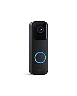 Blink Video Doorbell | Two-way audio, HD video, motion and chime app alerts and Alexa enabled — wired or wire-free (Black)