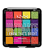 NYX PROFESSIONAL MAKEUP, Ultimate Shadow Palette, Eyeshadow Palette - I Know That's Bright