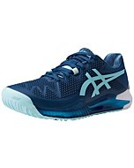 ASICS Women's Gel-Resolution 8 Tennis Shoes, 8, Light Indigo/Clear Blue