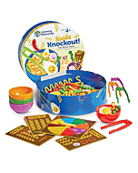 Learning Resources Noodle Knockout! Fine Motor Game,Fine Motor Skills Toys, 67 Pieces, Ages 4+