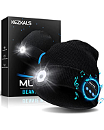 Gifts for Men, Bluetooth Beanie Hat Stocking Stuffers for Men, Mens Gifts for Christmas, Cool Gadgets for Men, Dad, Husband, Boyfriend, Grandpa, Him, Tech Gifts for Men Who Have Everything Black