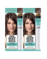 L'Oreal Paris Magic Root Rescue 10 Minute Root Hair Coloring Kit, Permanent Hair Color with Quick Precision Applicator, 100 percent Gray Coverage, 4 Dark Brown, 2 count