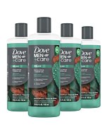 Dove Men+Care Body Wash Eucalyptus + Cedar Oil 4 Count to Rebuild Skin in the Shower with Plant-Based Cleansers and Moisturizers 18 oz