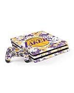 Skinit Decal Gaming Skin Compatible with PS4 Pro Console and Controller Bundle - Officially Licensed NBA Los Angeles Lakers Digi Camo Design