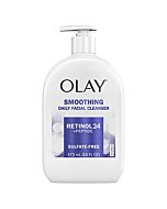 Olay Retinol 24 + Peptide Face Wash, Smoothing, Sulfate-Free, 16 oz