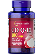 Puritan's Pride CoQ10 100mg, Supports Heart Health, 240 Rapid Release Softgels