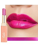 Oulac Moisture Pink Purple Lipstick - 2 in 1 lipstick & lip Balm, Juicy & Glossy Finish, Long Lasting Hydrating, Smooth for Dry, Cracked and Chapped Lips, Vegan 2.2g/0.07oz (S02)