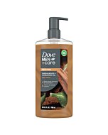 Dove Men+Care Body Wash Sandalwood + Cardamom Oil to Rebuild Skin in the Shower with Plant-Based Cleansers and Moisturizers 26 oz