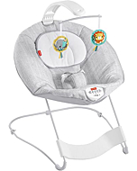 Fisher-Price See & Soothe Deluxe Bouncer Hearthstone, soothing baby seat for infants and newborns [Amazon Exclusive]