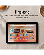 Amazon Fire HD 10 tablet, built for relaxation, 10.1" vibrant Full HD screen, octa-core processor, 3 GB RAM, latest model (2023 release), 32 GB, Black