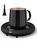 2022 New Smart Coffee Mug Warmer for Coffee Tea, Coffee Cup Warmer for Desk, Auto Shut Off, 3 Temp up to 75℃, Touch Switch, LED Display Warmer Plate for Coffee Tea Water Milk -Coffee Gift (No Cup)