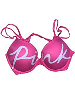 Victoria's Secret Pink Wear Everywhere Push Up Bra Color Pink Size 34D New