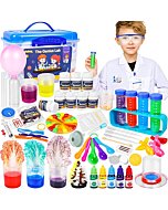 Science Kits for Kids,56 Science Lab Experiments,DIY STEM Educational Learning Scientific Tools for 3 4 5 6 7 8+ Years Old Boys Girls Kids Toys Gift