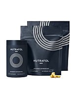 Nutrafol Men's Hair Growth Supplement | Clinically Effective for Visibly Thicker & Hair with More Scalp Coverage | Dermatologist Recommended | Bottle + Refill Pouches | 3 Month Supply