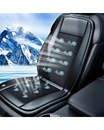 Cooling Car Seat Cushion- 10Fans & 3 Adjustable Temperature 12/24V System- 15s Cool Down Fast for Summer Driving- Breathable Seat Cover with Air Conditioning System