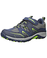 Merrell Trail Chaser Hiking Sneaker, Navy/Green, 1 US Unisex Big Kid