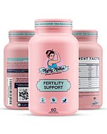 Mighty Mother Fertility Supplement for Women, Inositol Capsules with Folate, Zinc & Iron - Fertility Support Supplement 60 Count