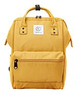 Kah&Kee Polyester Travel Backpack Functional Anti-theft School Laptop for Women Men (Yellow, Large)