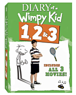 Diary of a Wimpy Kid 3 Pack (Diary of a Wimpy Kid, Rodrick Rules, Dog Days)