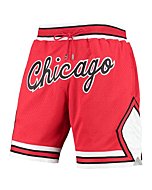 Men Basketball Shorts,Mens Retro Shorts with Pockets Workout 90s Fans Mesh Quick Dry Basketball Classics Shorts Hip Hop Red