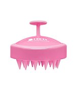 Hair Shampoo Brush, HEETA Scalp Care Hair Brush with Soft Silicone Scalp Massager (Rose Pink)