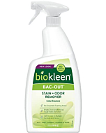 Biokleen Bac-Out Enzyme Stain Remover - 32 Ounce - Natural Foam Spray, Destroys Stains & Odors Safely, for Pet Stains, Laundry, Diapers, Wine, Carpets, Eco-Friendly, Non-Toxic, Plant-Based