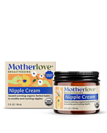 Motherlove Nipple Cream (2 oz) Organic Lanolin-Free Nipple Balm for Breastfeeding—Benefits Nursing & Pumping Moms