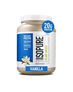 Vanilla Vegan Protein Powder from Isopure, with Monk Fruit Sweetener & Amino Acids, Post Workout Recovery, Sugar Free, Plant Based, Organic Pea Protein, Dairy Free, 22 Servings (Packaging May Vary)