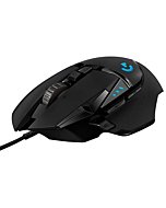 Logitech G502 HERO High Performance Wired Gaming Mouse, HERO 25K Sensor, 25,600 DPI, RGB, Adjustable Weights, 11 Programmable Buttons, On-Board Memory, PC / Mac