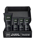 Tiege Hanley Mens Skin Care Set, Essential Skin Care Routine for Men (System Level 1) - Face Wash Kit for Fines Lines & Wrinkles - Men's Skincare Set Includes Face Wash, Facial Scrub, & Moisturizer