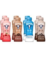 Fairlife 2% Ultra-Filtered Milk Assorted Variety Pack - 14oz - High 23g Protein (8 Pack) In Sanisco Box