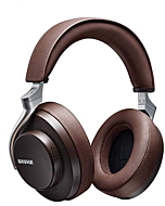 Shure AONIC 50 Wireless Noise Cancelling Headphones, Premium Studio-Quality Sound, Bluetooth 5 Wireless Technology, Comfort Fit Over Ear, 20 Hours Battery Life, Fingertip Controls - Brown