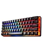 SteelSeries Apex Pro Mini Wireless Mechanical Gaming Keyboard – World’s Fastest Keyboard – Adjustable Actuation – Compact 60% Form Factor – RGB – PBT Keycaps – Bluetooth 5.0 – 2.4GHz – USB-C