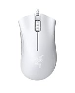 Razer DeathAdder Essential Gaming Mouse: 6400 DPI Optical Sensor - 5 Programmable Buttons - Mechanical Switches - Rubber Side Grips - Mercury White