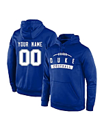 Custom Duke Hoodie Sweatshirt Pullover Personalized Football University Hoodie Add Name Number Sports Fan Gifts for Men Women Youth