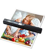 Hczrc Portable Scanner, Photo Scanner for A4 Documents, Handheld Scanner for Business, Photo, Picture, Receipts, Books, JPG/PDF Format Selection, UP to 900 DPI, with 16G SD Car