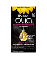 Garnier Hair Color Olia Ammonia-Free Brilliant Color Oil-Rich Permanent Hair Dye, 3.11 Darkest Platinum Brown, 1 Count (Packaging May Vary)