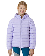 Eddie Bauer Kids' Jacket - CirrusLite Weather Resistant Insulated Quilted Bubble Puffer Coat for Boys and Girls (3-16), Size 3-4, Lavender