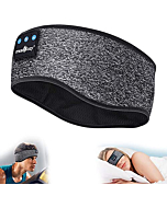 MUSICOZY Sleep Headphones Bluetooth Headband, Wireless Music Sleeping Headphones Sleep Mask Earbuds IPX6 Waterproof for Side Sleepers Workout Running Insomnia Travel Yoga Cool Tech Gadgets Unique Gift