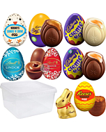 Perfect Easter gift basket featuring the chocolate mix.