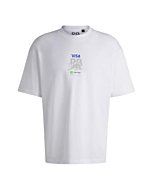 HUGO, F1 2024 Racing Bull Team Big Back Logo Tshirt, White, L