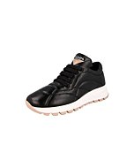 Prada Women's 1E245L Y5A F0LHD Black Leather Sneaker US 6 / EU 36