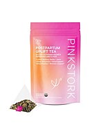 Pink Stork Postpartum Uplift Tea: Postpartum Recovery & Mood Support, Hormone Balance for Women After Pregnancy, Postpartum Essentials, Labor and Delivery Essentials, Women-Owned, Lime, 30 Cups