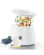 Lomi Bundle | Smart Waste Kitchen Composter + 90 Cycles of Lomipods | Turn Waste to Compost with a Single Button with Electric Countertop Compost Bin by Pela Earth