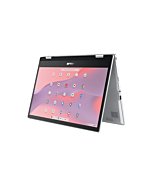 ASUS Chromebook Flip CX1 Convertible Laptop, 14" FHD NanoEdge 360-degree Touchscreen, Intel Celeron N6000 4-Core Processor, 128GB eMMC Storage, 8GB RAM, ChromeOS, Transparent Silver, CX1400FKA-AS88F