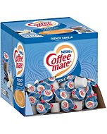 Nestle Coffee mate Coffee Creamer, French Vanilla, Liquid Creamer Singles, Non Dairy, No Refrigeration, Box of 180 Singles