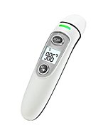 No-Touch Forehead Thermometer for Adults and Kids, Digital Thermometer with Fever Indicator, Accurate & Easy to Use for Babies, Kids and Adults