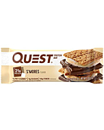 Quest Nutrition Protein Bar, S,mores, 20g Protein, 4g Net Carbs, 180 Cals, Low Carb, Gluten Free, Soy Free, 2.12oz Bar, 12 Count