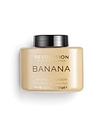 Makeup Revolution Loose Baking Powder, Make Up Setting Powder, Long Lasting Coverage, Reduces Shine, For Medium Skin Tones, Banana, 32g